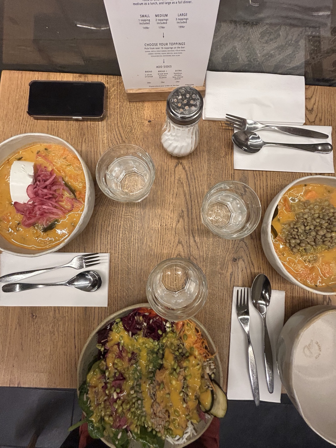 Daily Pot Bergen bowls of soup and salad